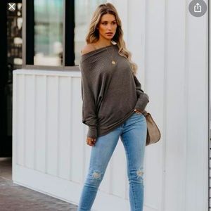 Vici Crazy in Love off the shoulder thermal